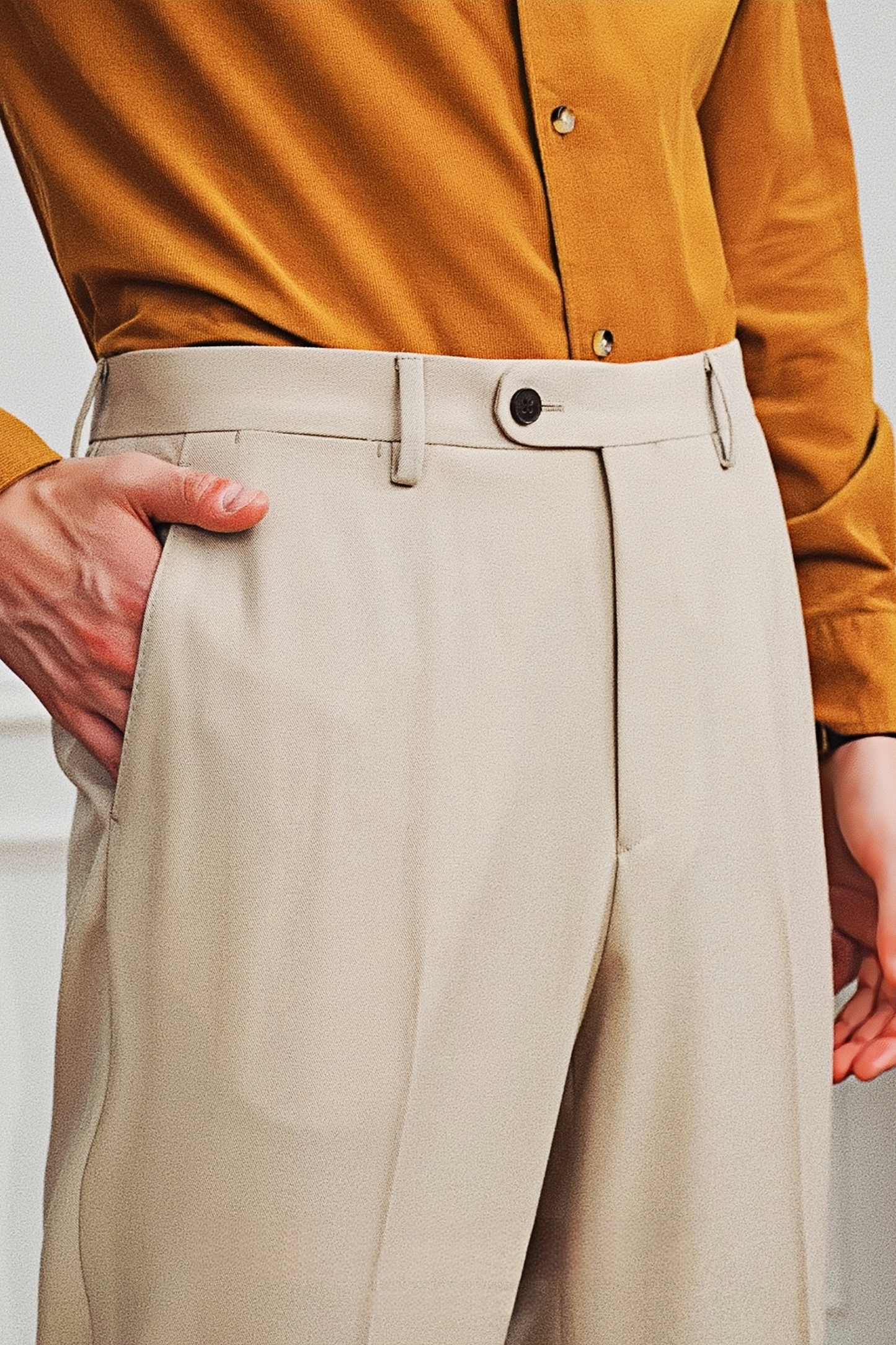 Kai beige trousers