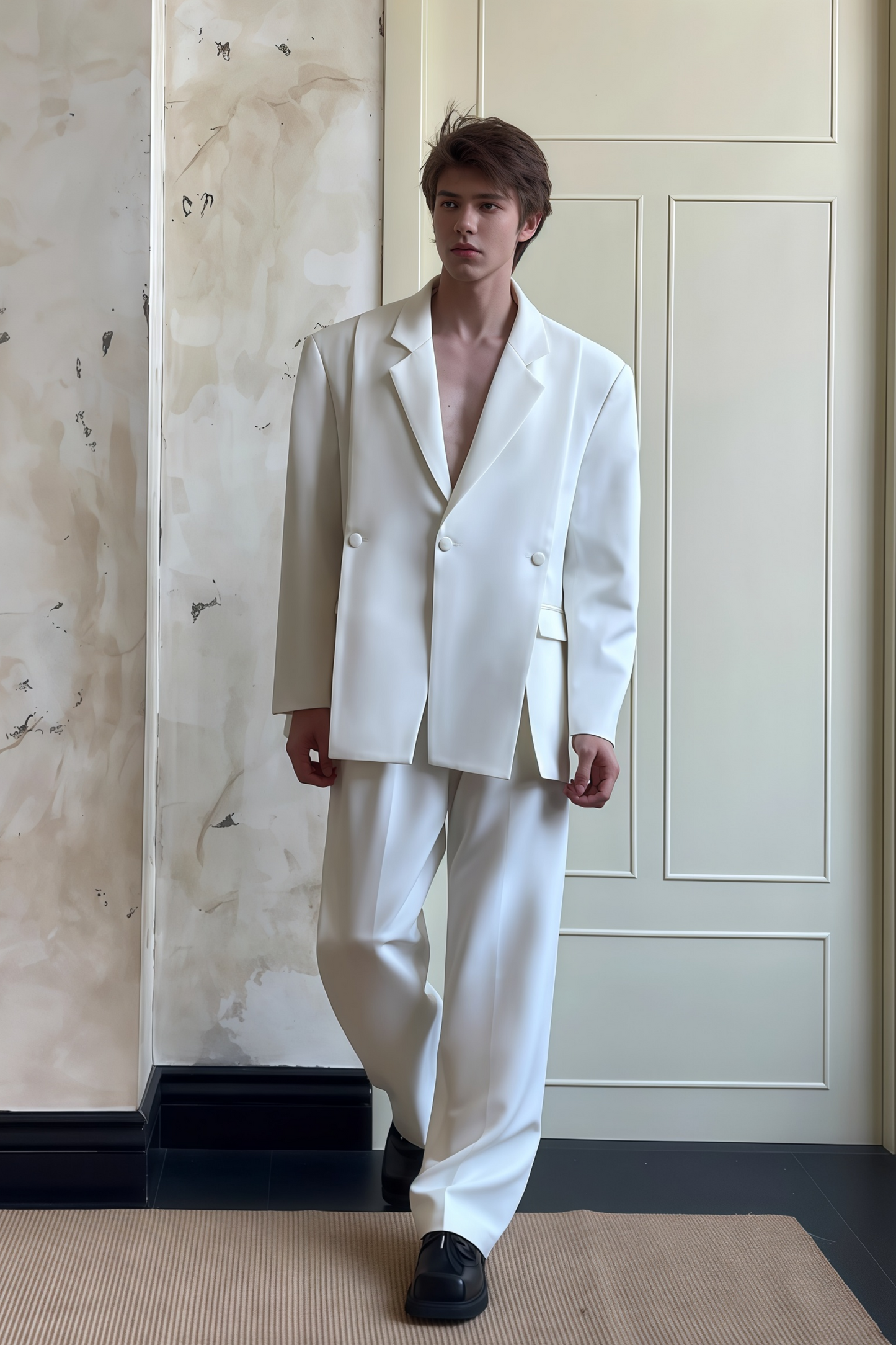 بدلة بيضاء من Asher