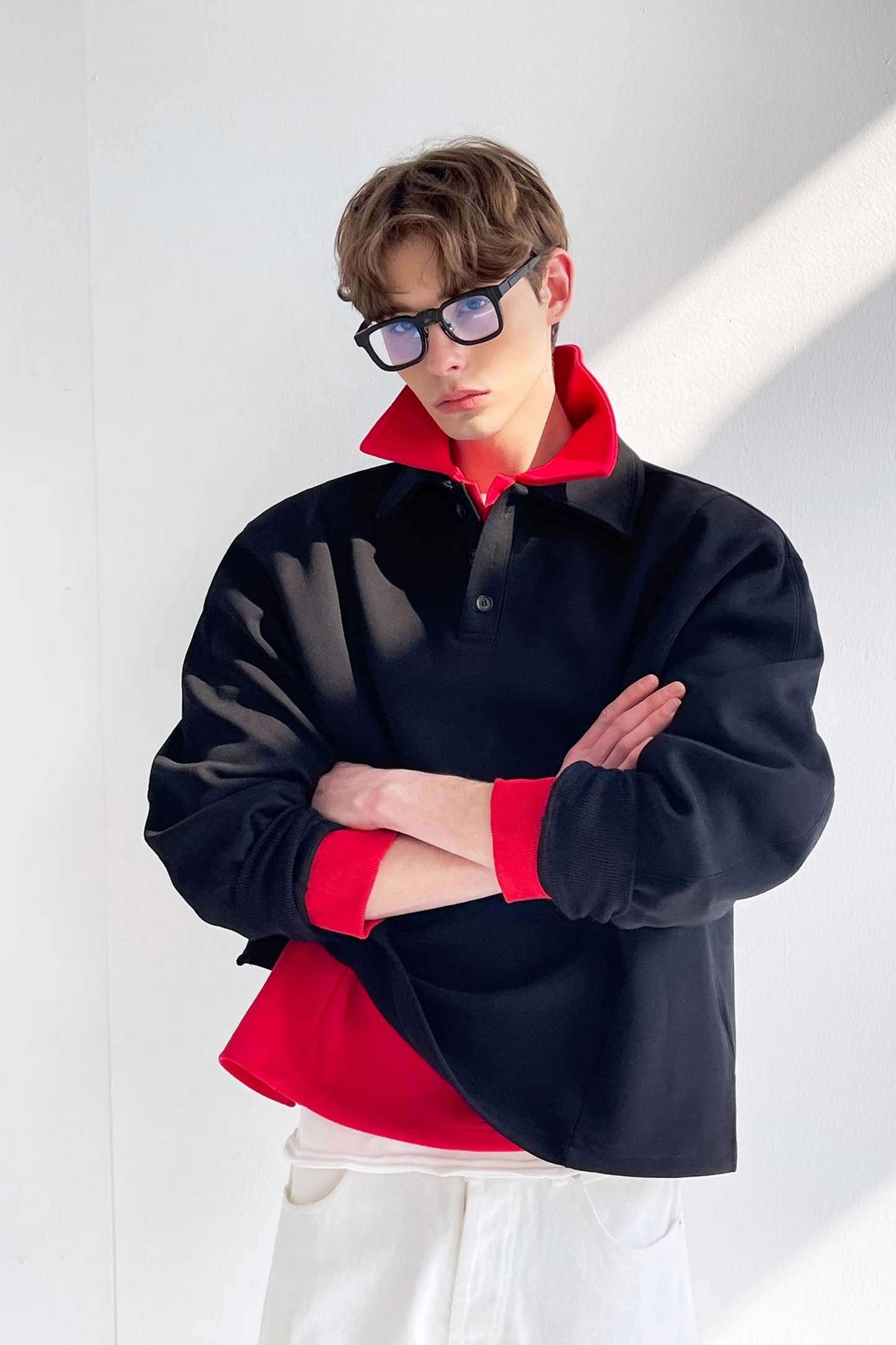 قميص بكتفين منخفضين من William Black