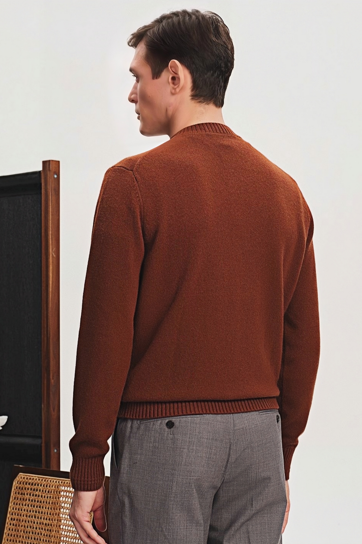 سترة بياقة هنلي من Yves Brown