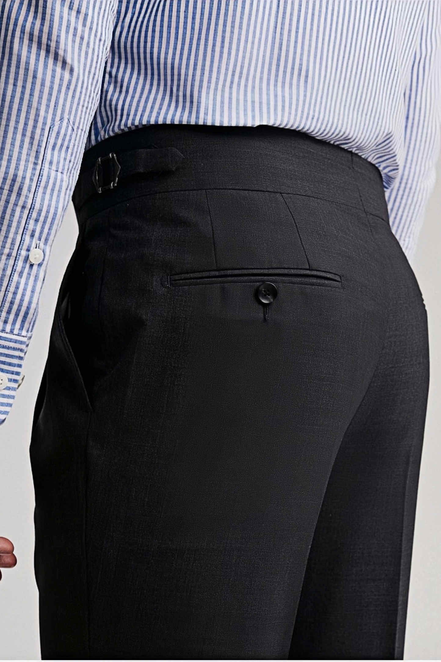 Kai dark-gray trousers