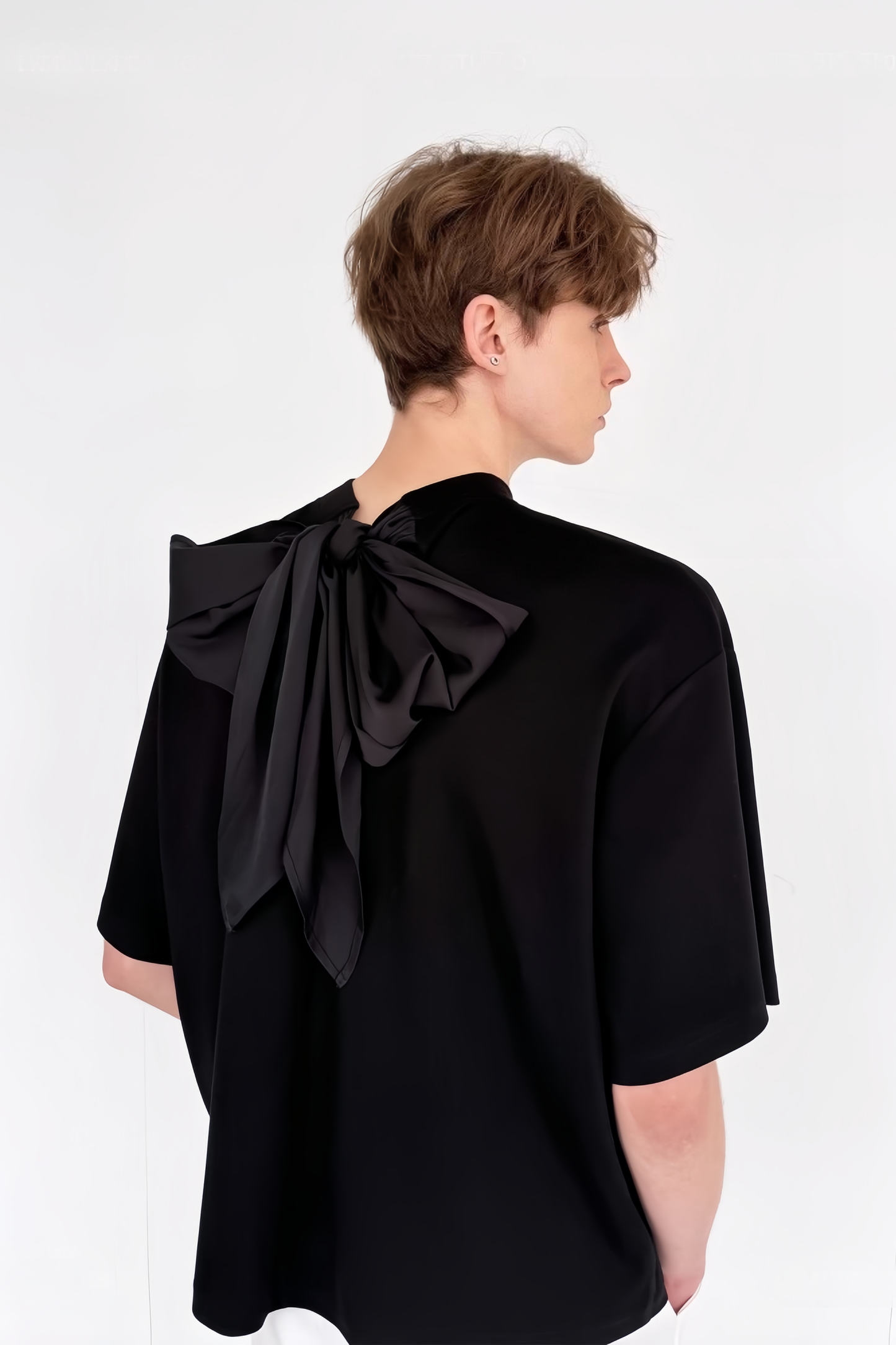 Clément black reversible design t-shirt