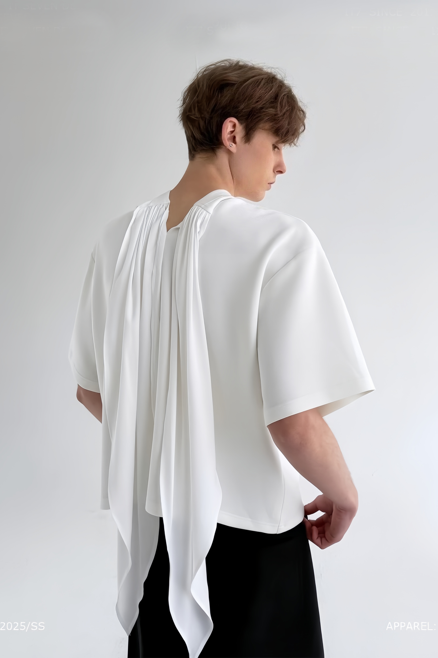 Clément white reversible design t-shirt