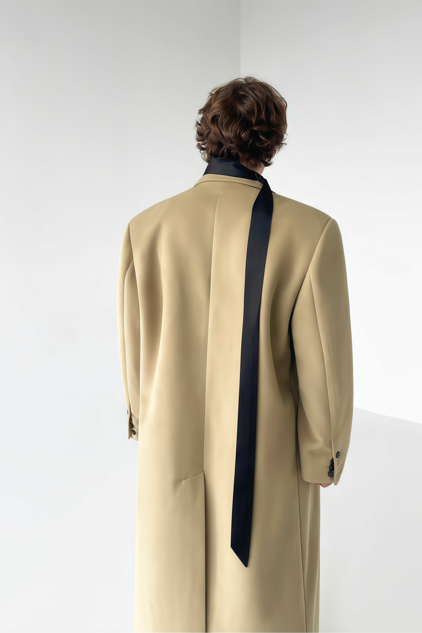 Leopold khaki maxi coat