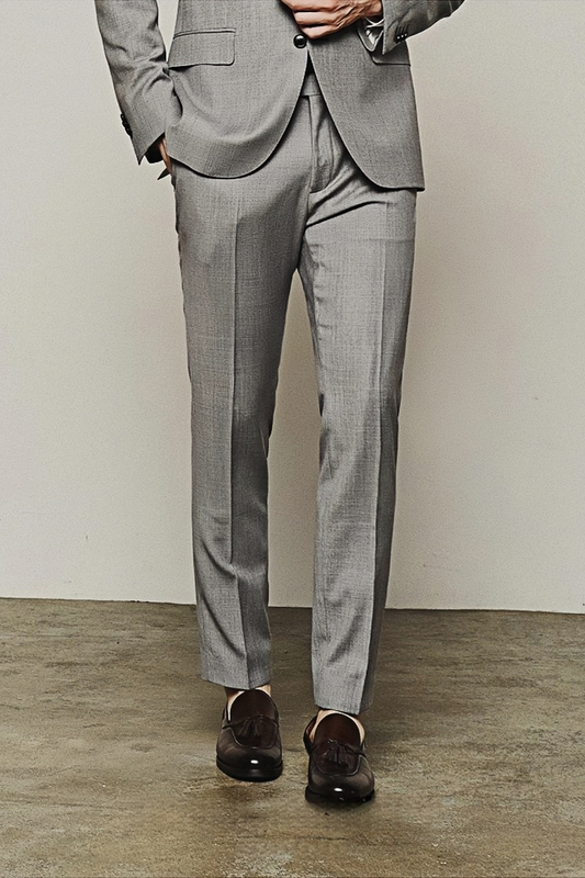 Cedric light-gray trousers