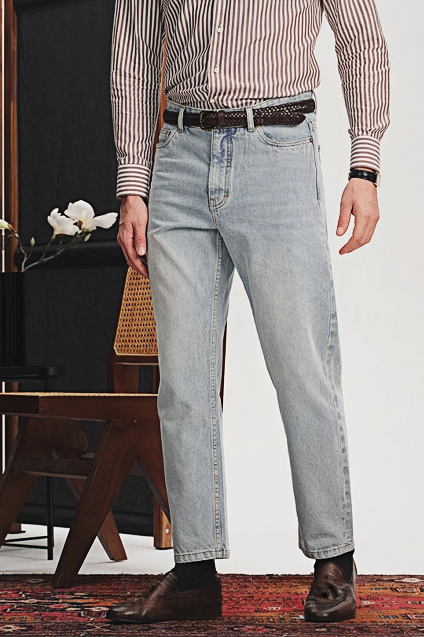 Lucas sky-blue jeans