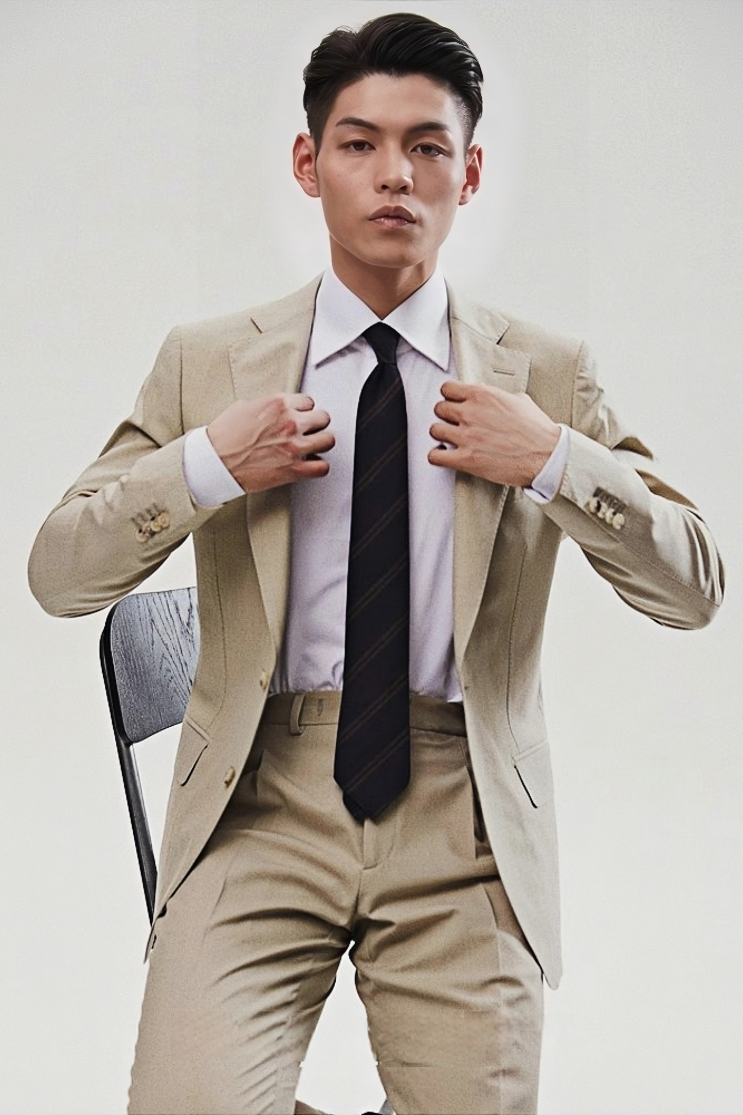 Sebastian beige suit