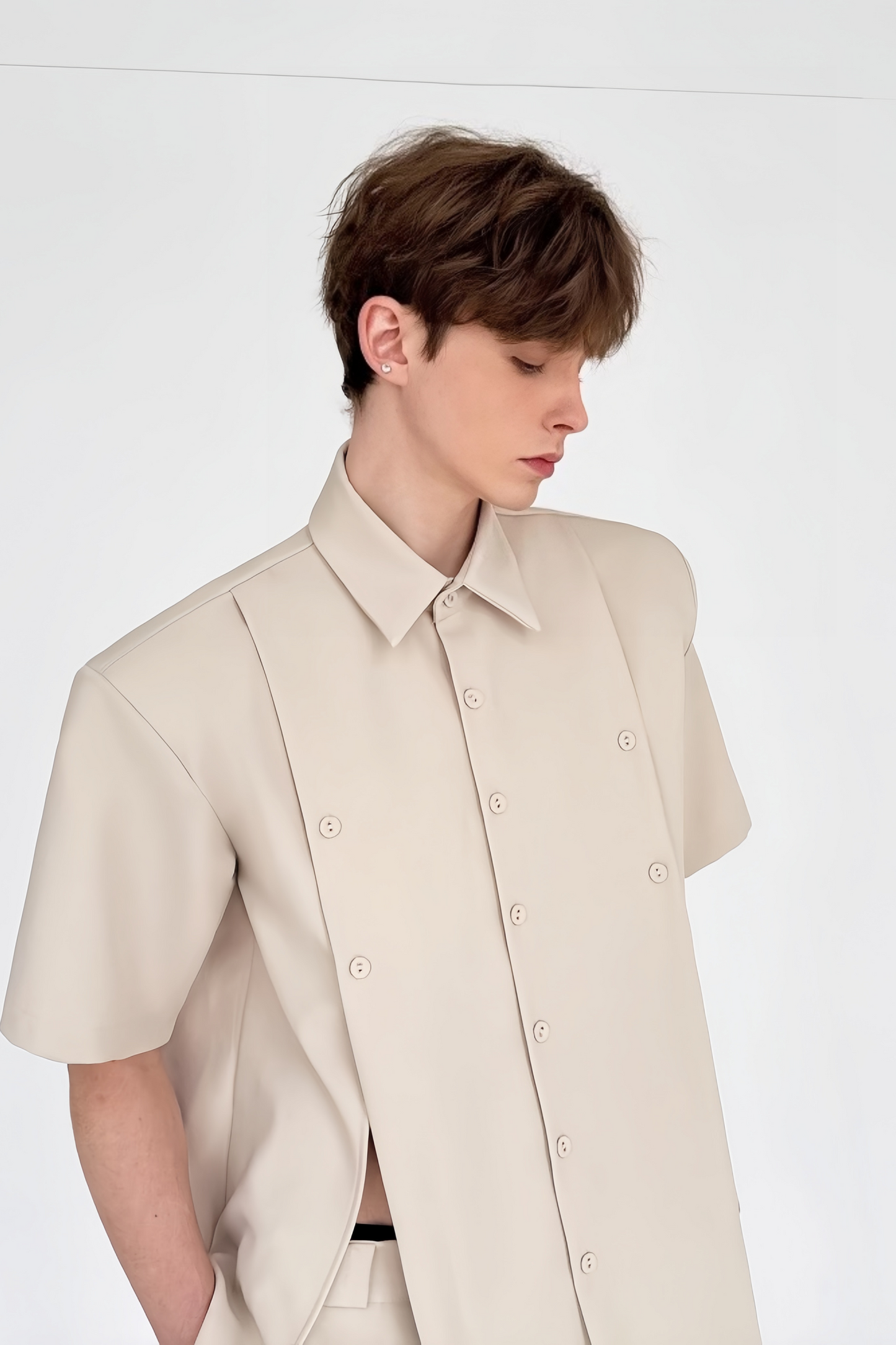 Lowie neutrals front slit suit