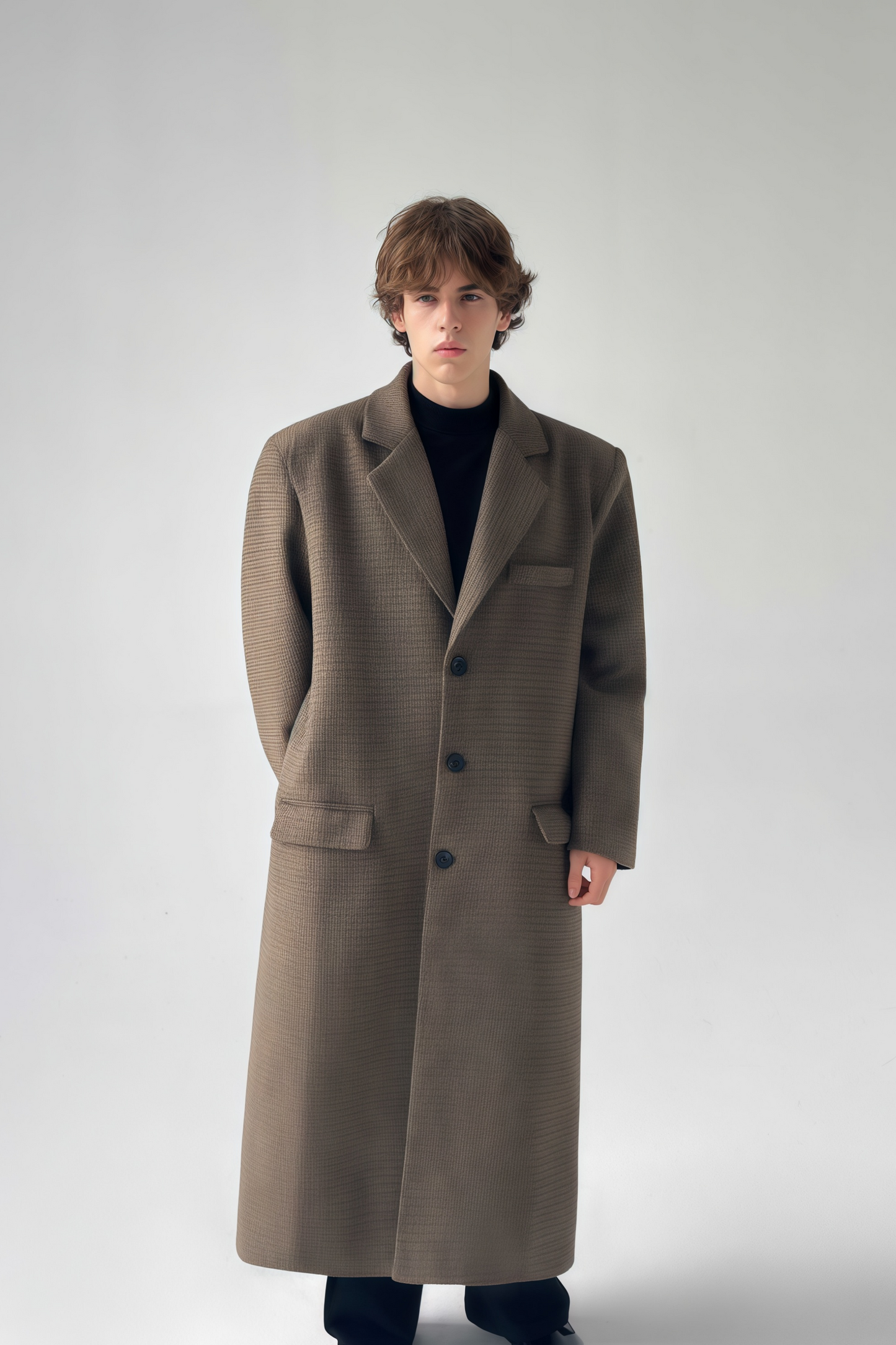 معطف طويل من ألفريد براون