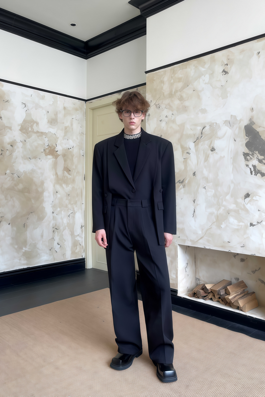 بدلة سوداء من Asher