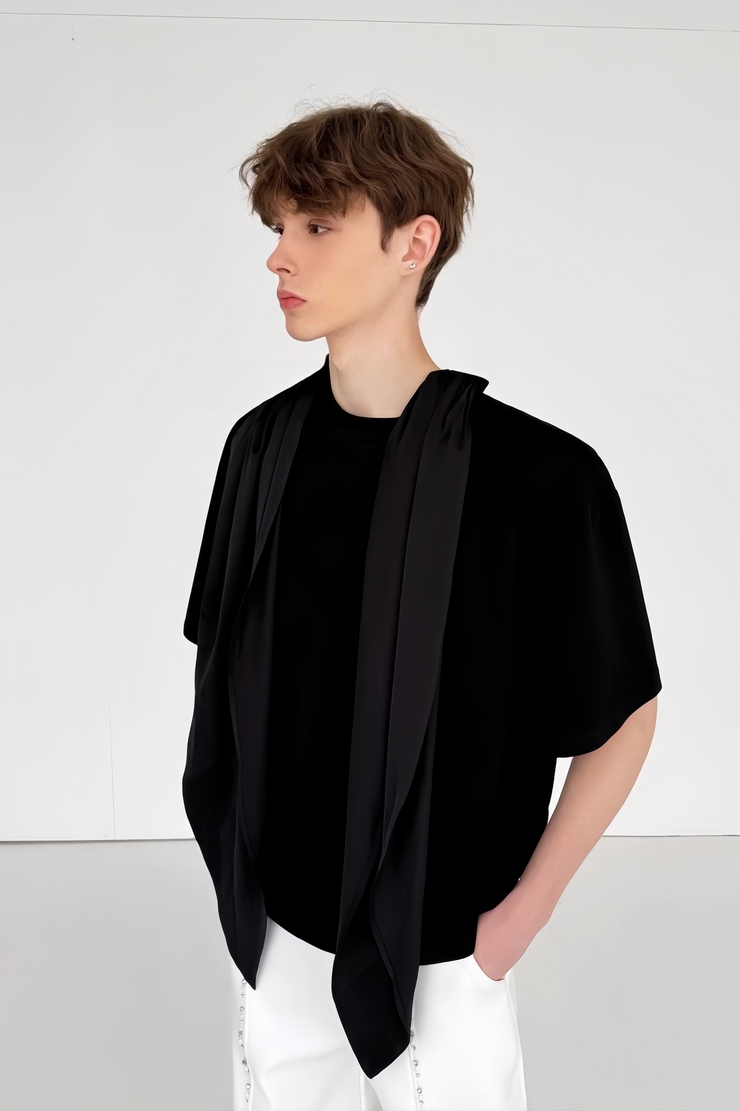 Clément black reversible design t-shirt