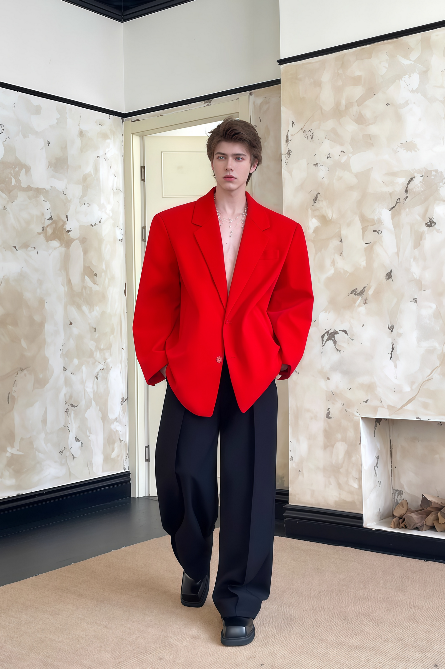 Phoenix red suit jacket