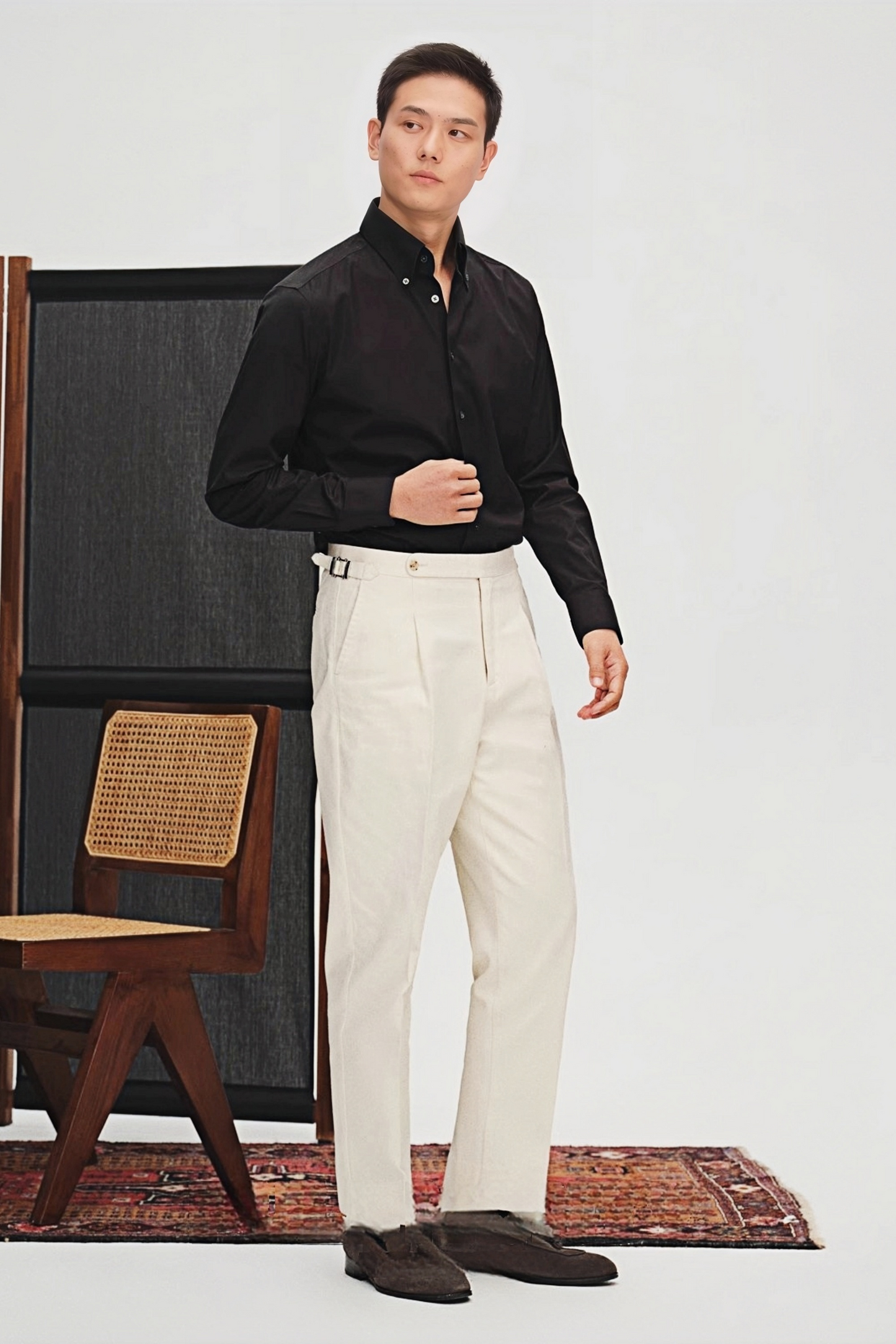 Theodore black shirt