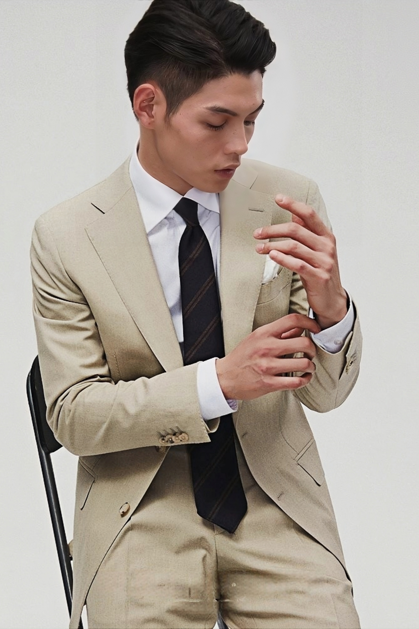 Sebastian beige suit