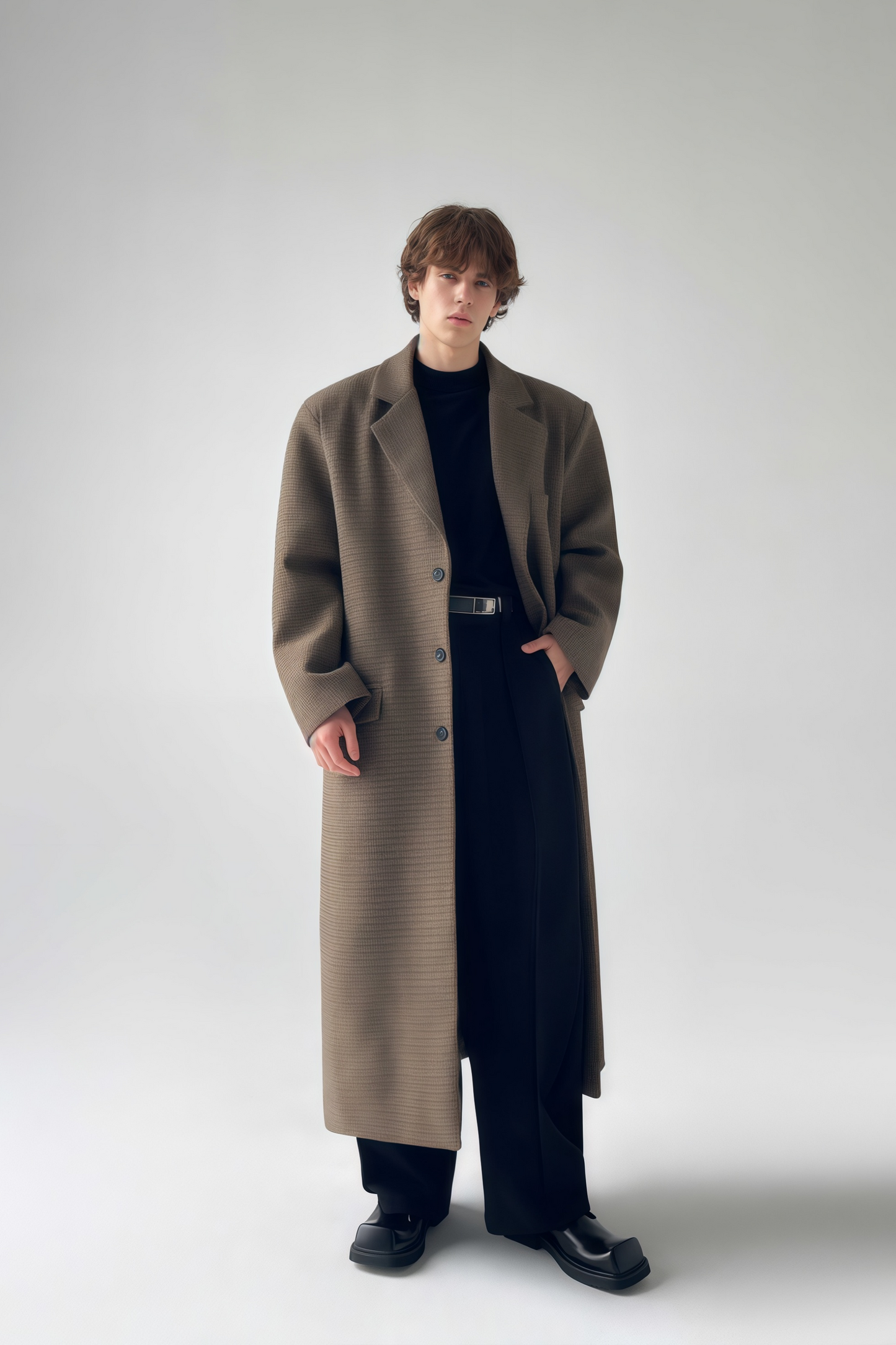 معطف طويل من ألفريد براون