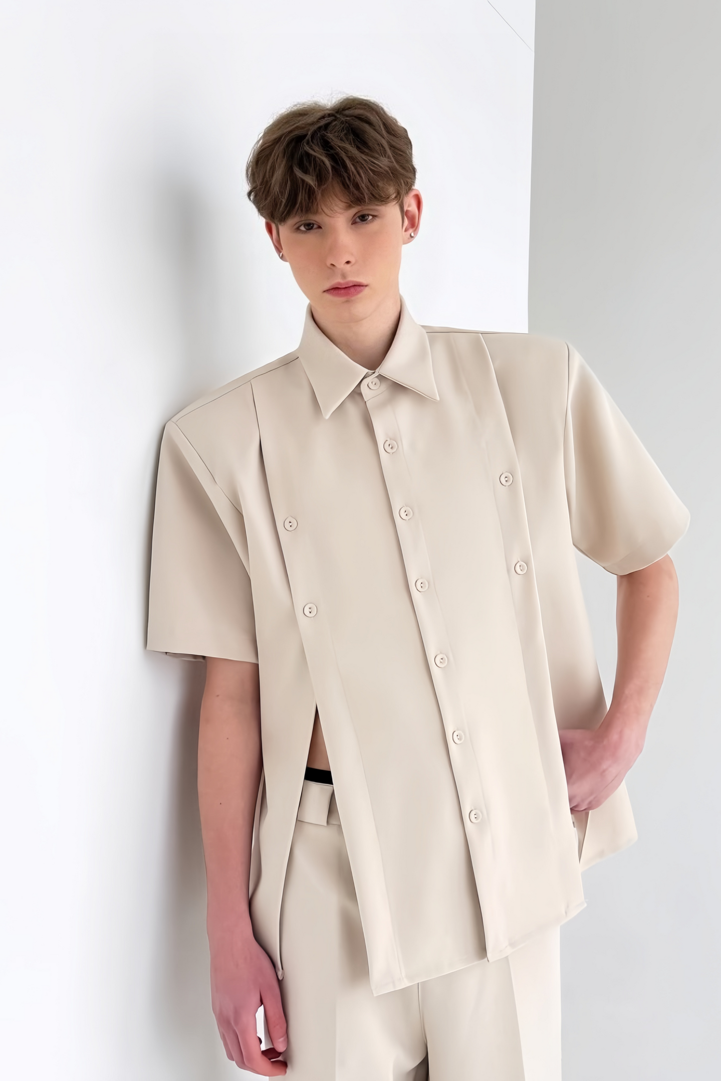 Lowie neutrals front slit suit