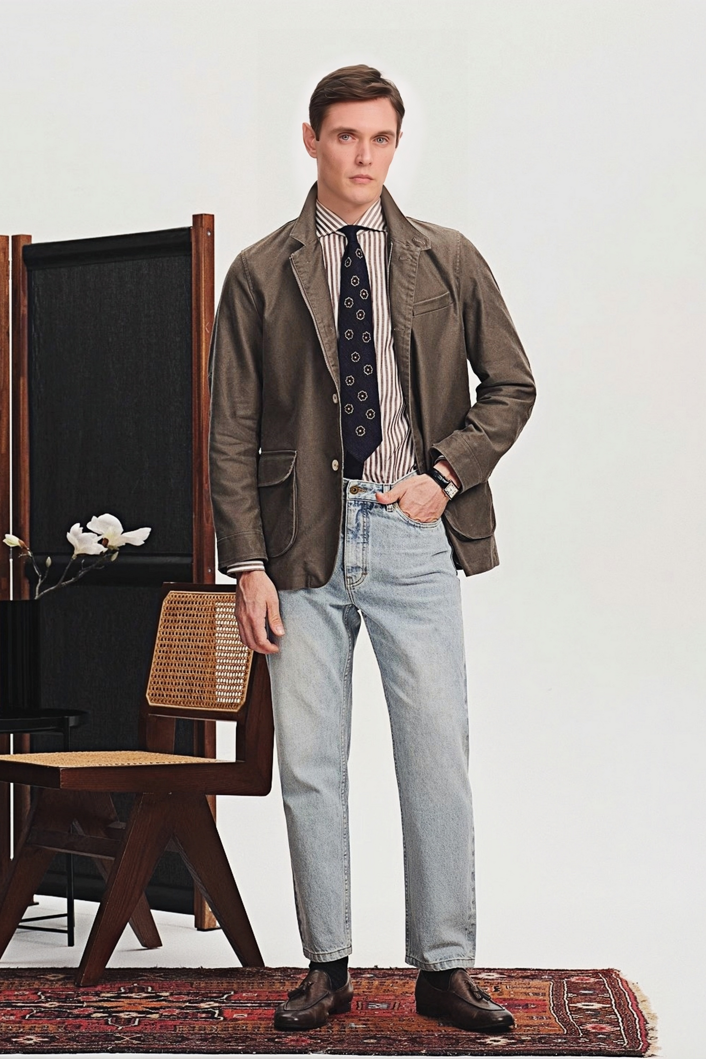 Lucas sky-blue jeans