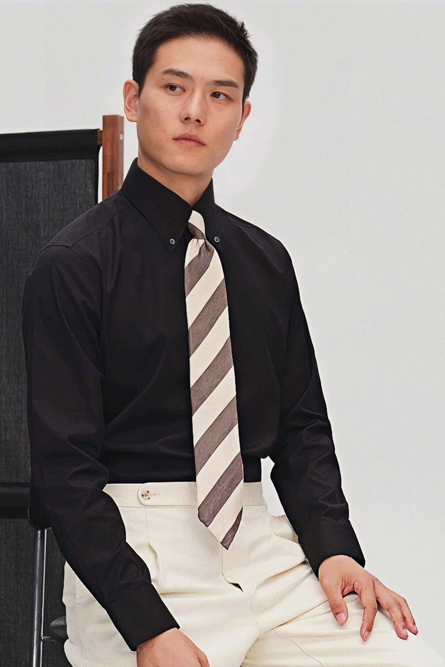 Theodore black shirt