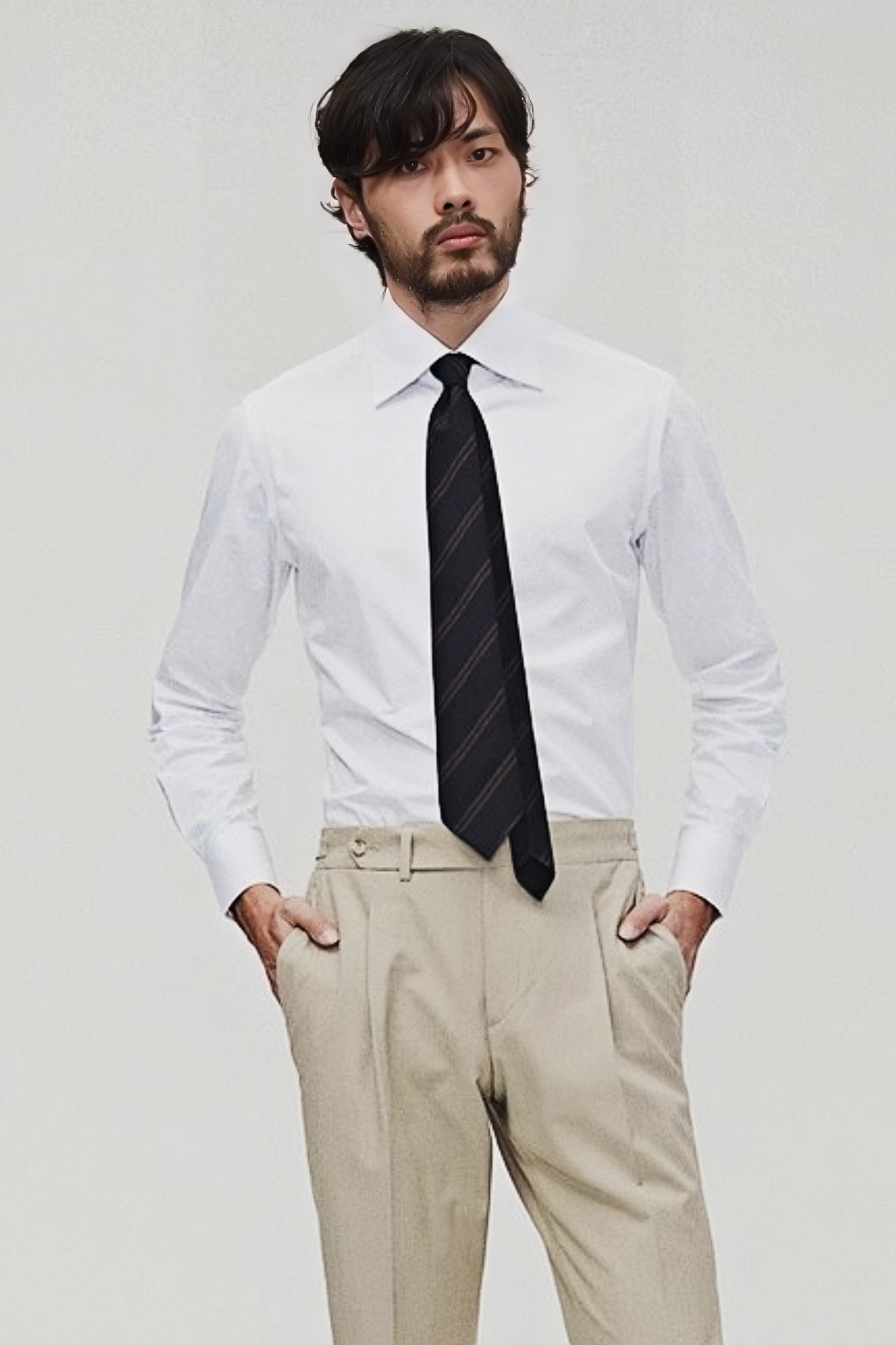 Kai light beige trousers