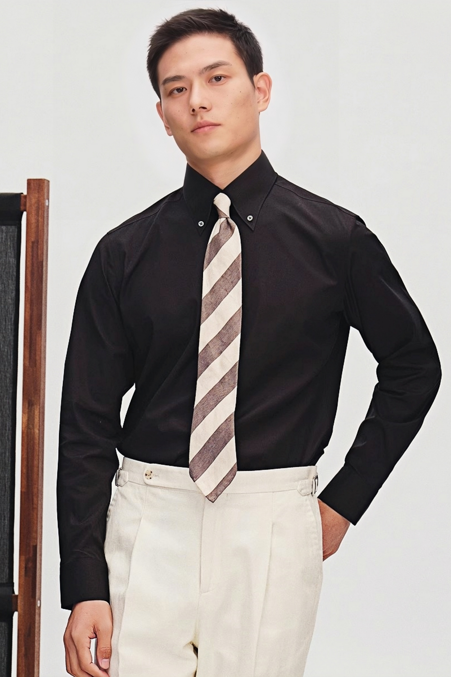 Theodore black shirt