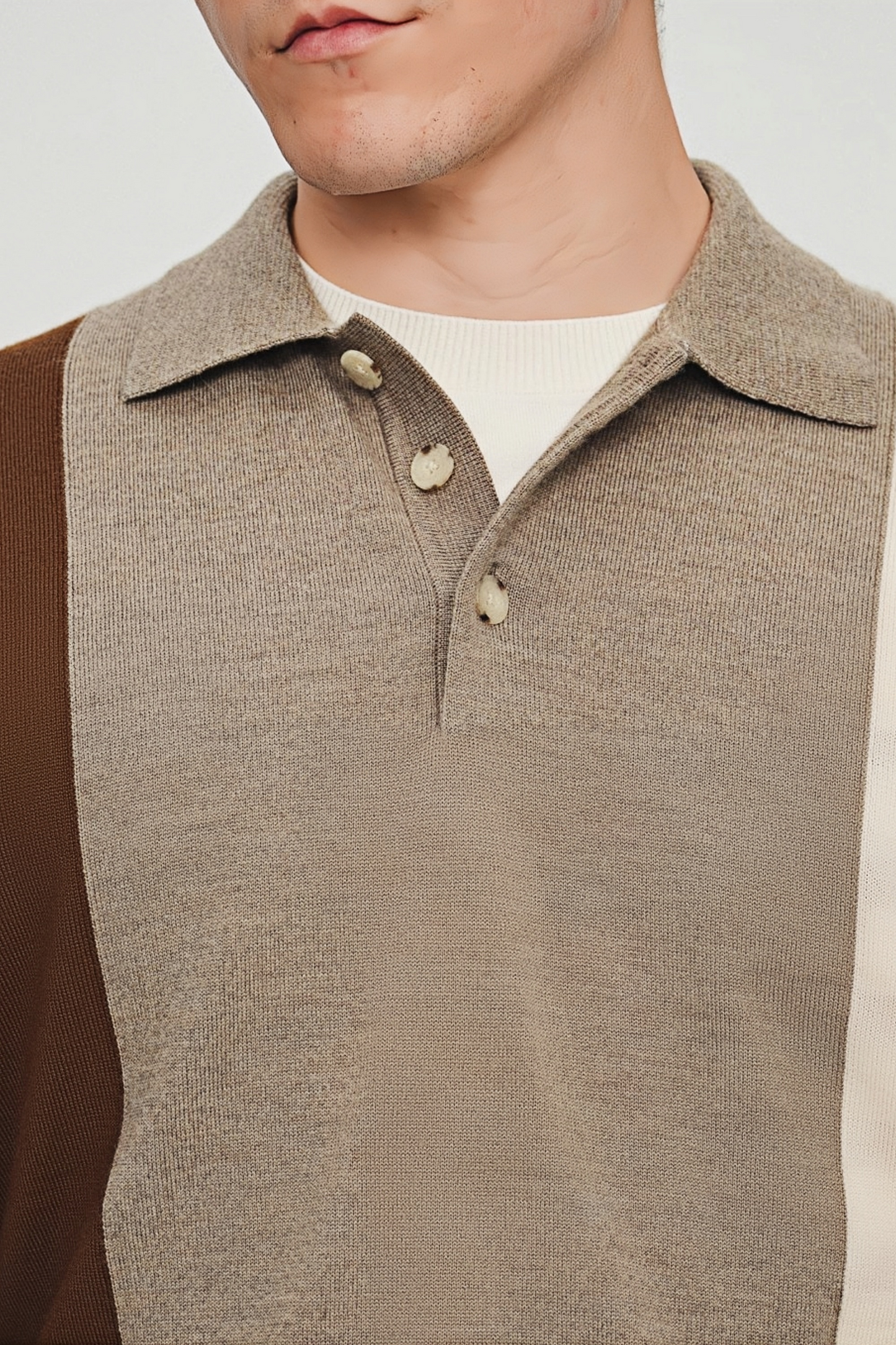 Cyrus brown cotton polo shirt