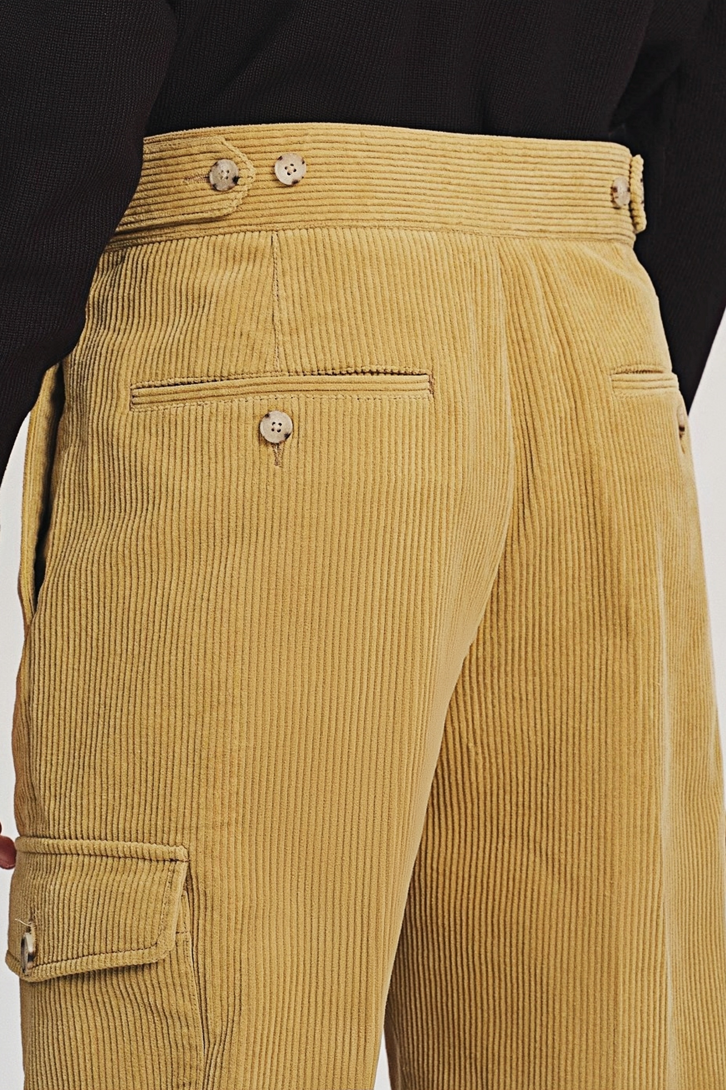 Lucien yellow corduroy trousers