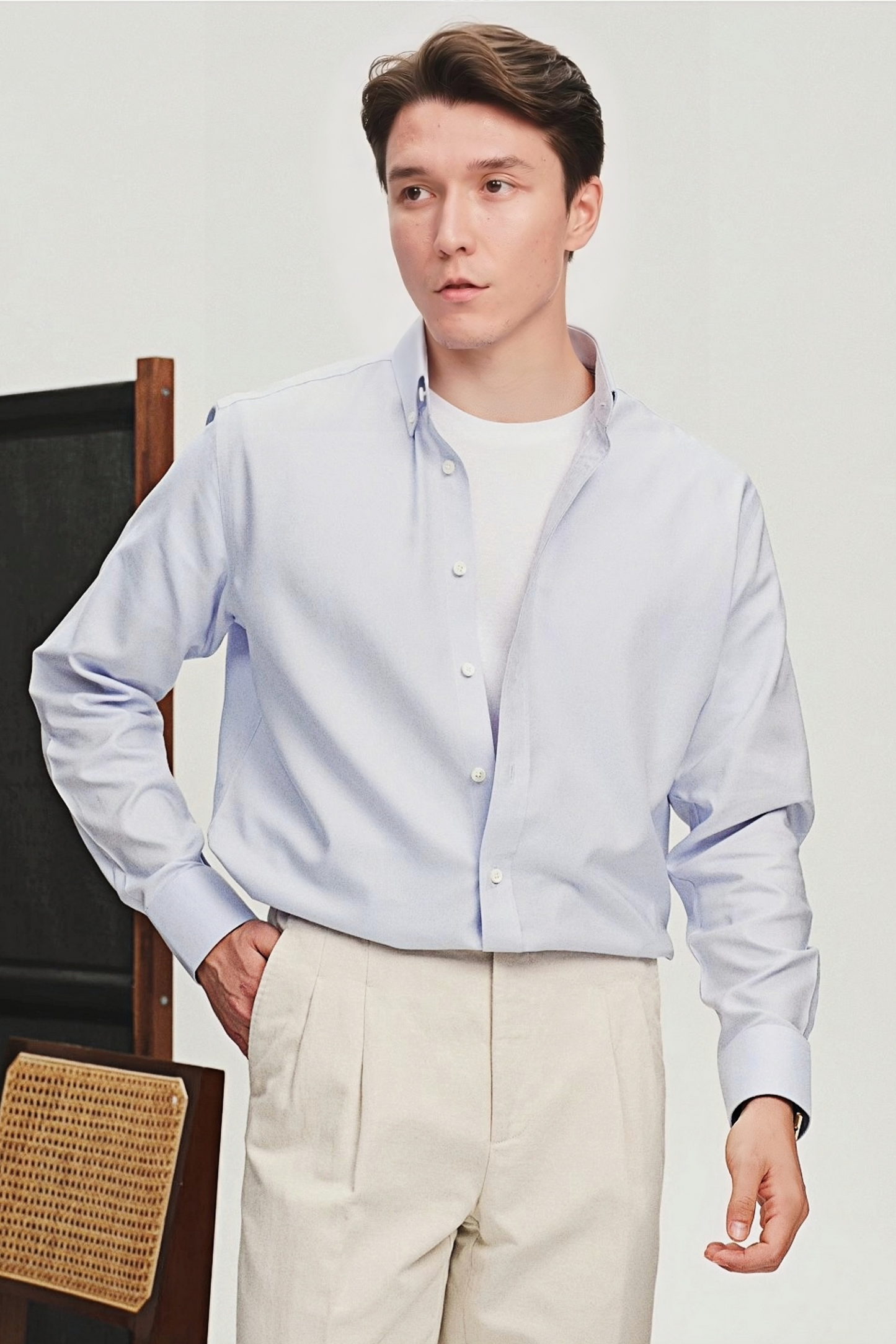 Liam light-blue shirt