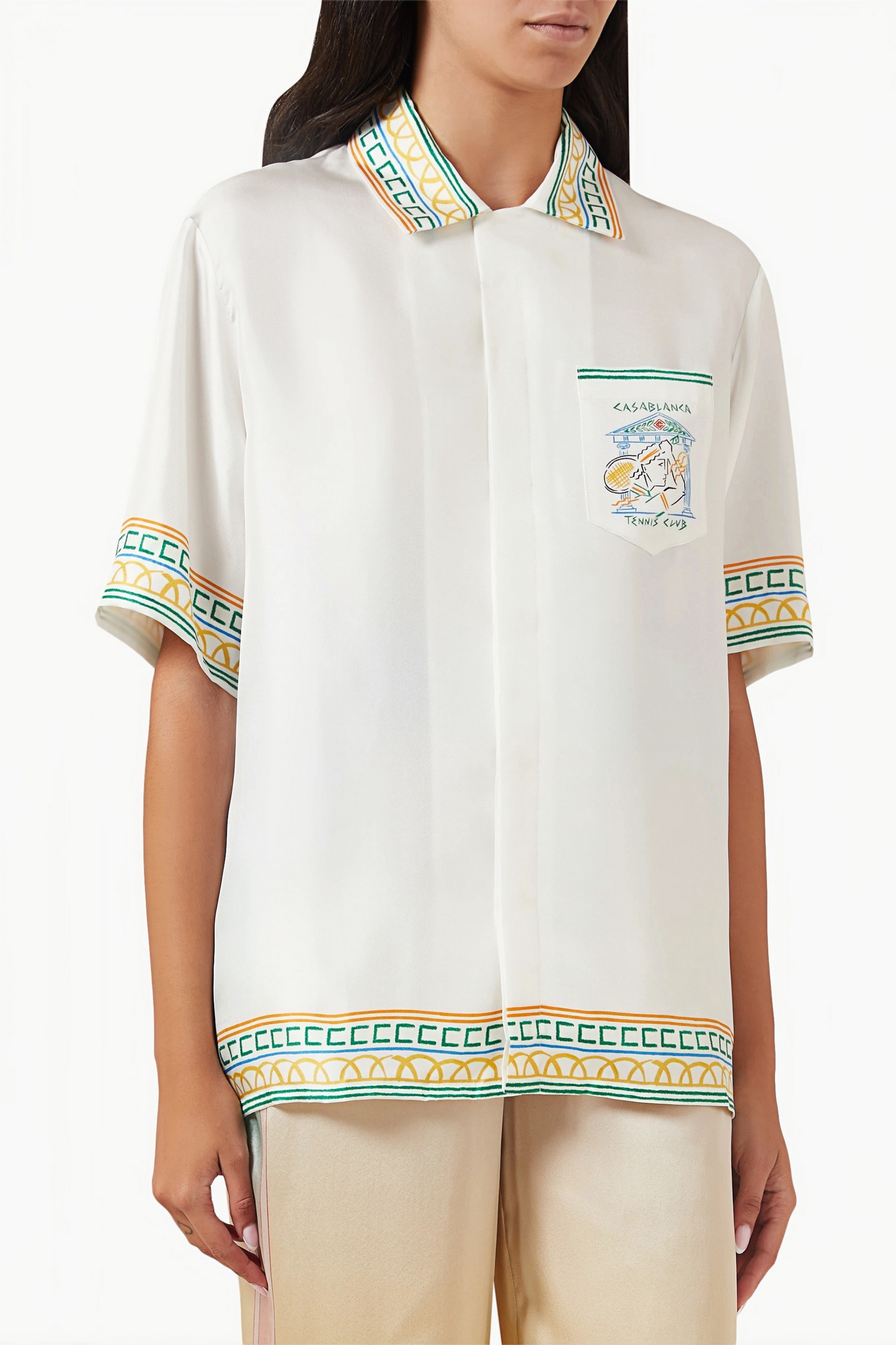 Jack white tennis club short-sleeve shirt