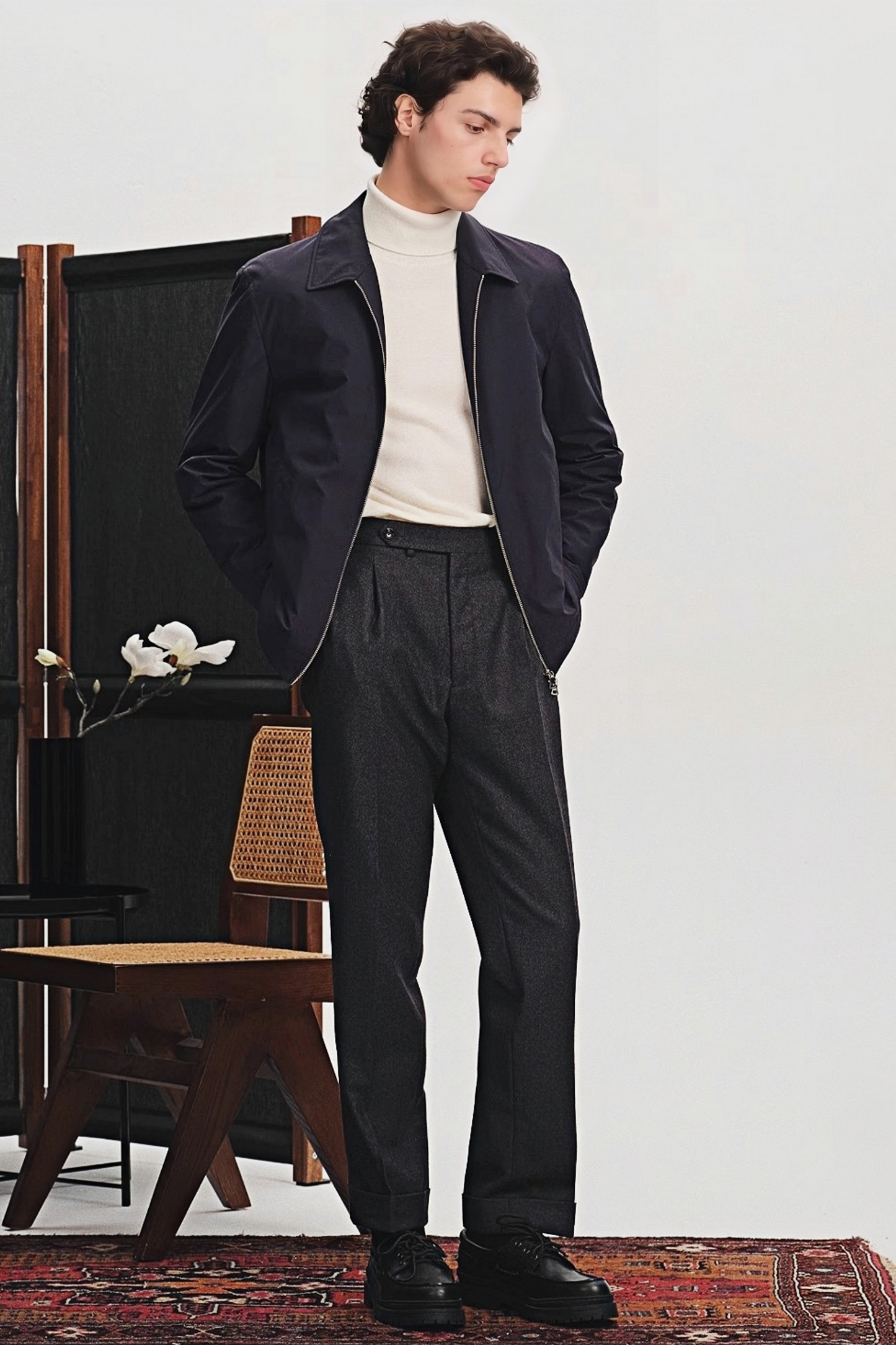 Ryan navy-blue jacket