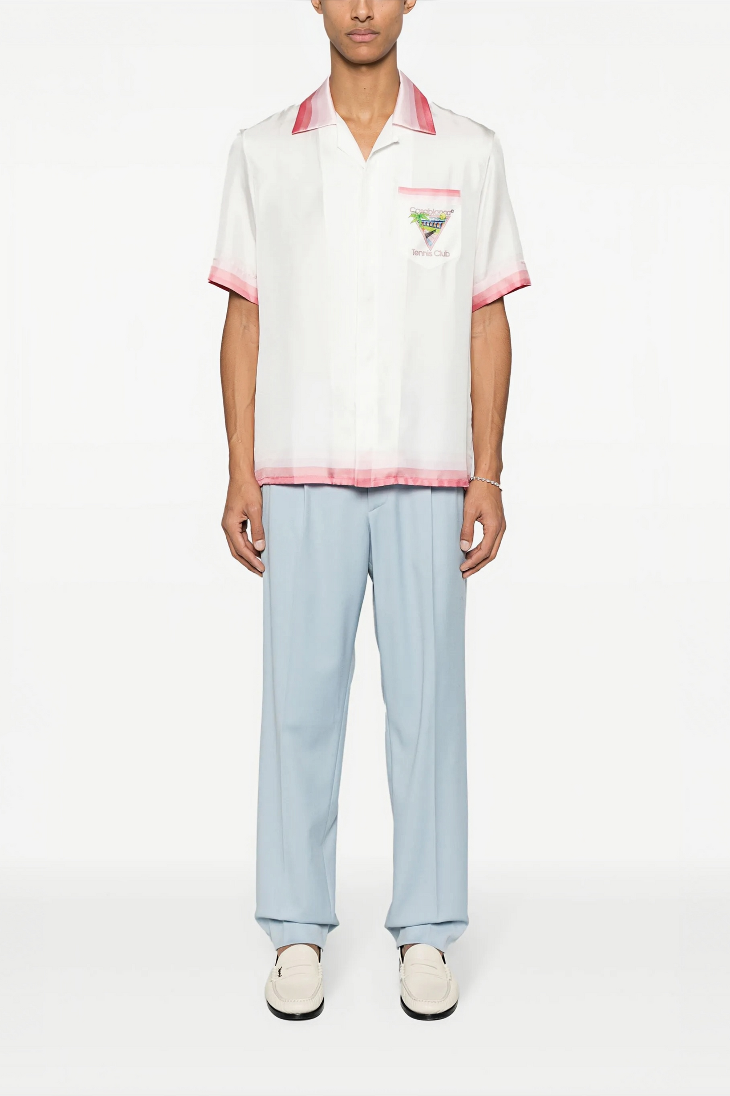 قميص برنارد وايت تينيس كلوب قصير الأكمام