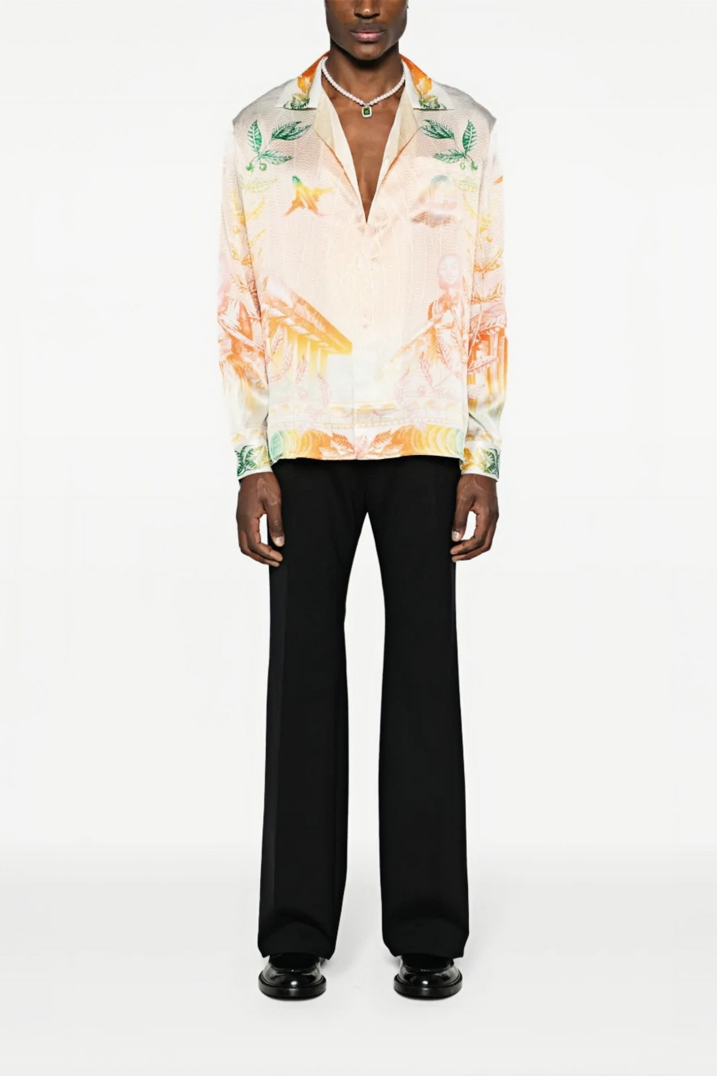 قميص أصفر طويل الأكمام من Alfie