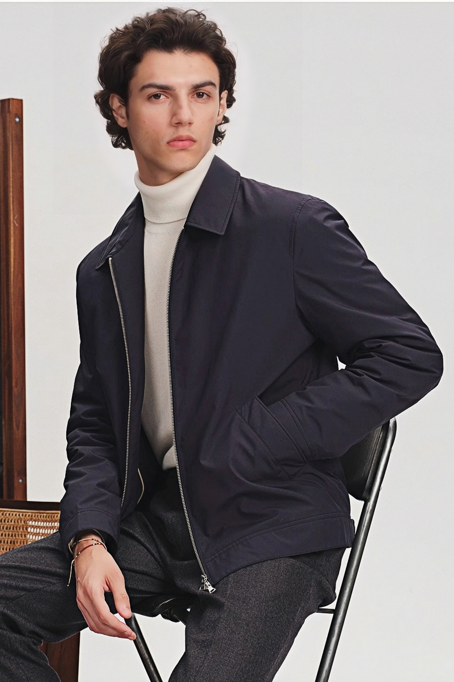 Ryan navy-blue jacket