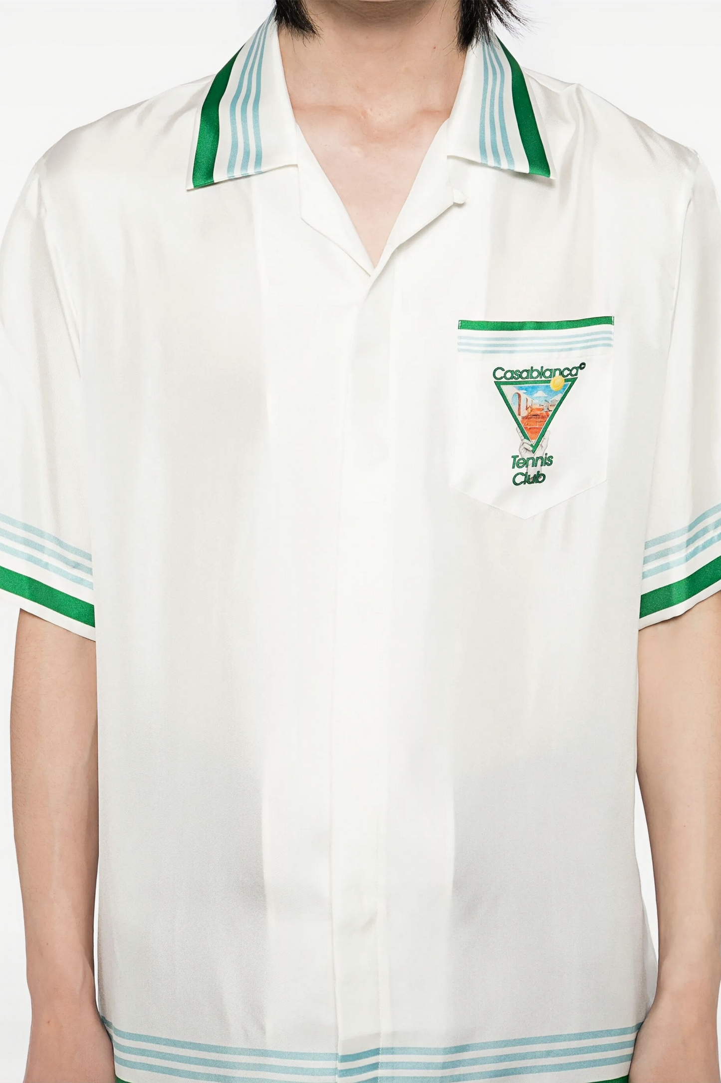 Henry white tennis club short-sleeve shirt