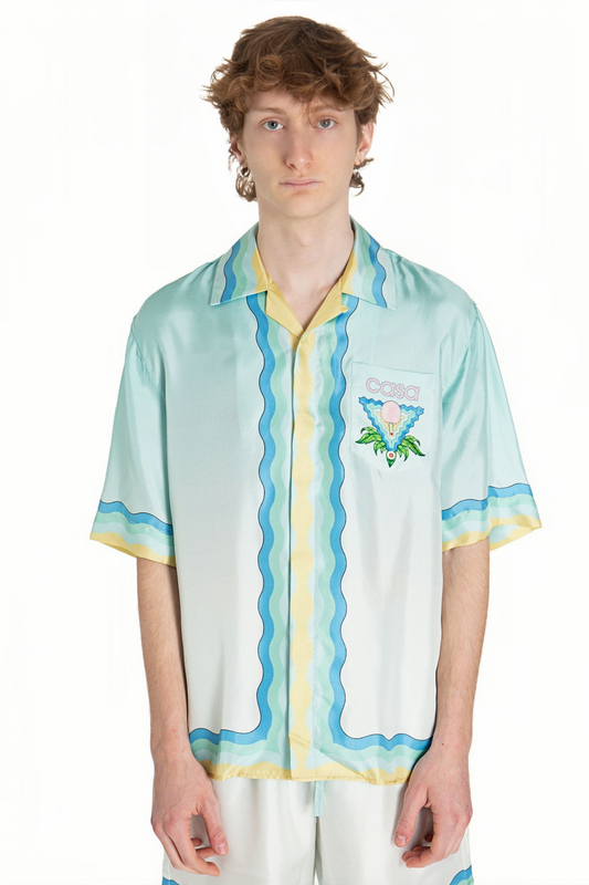 Noé mint green ice cream short-sleeve shirt