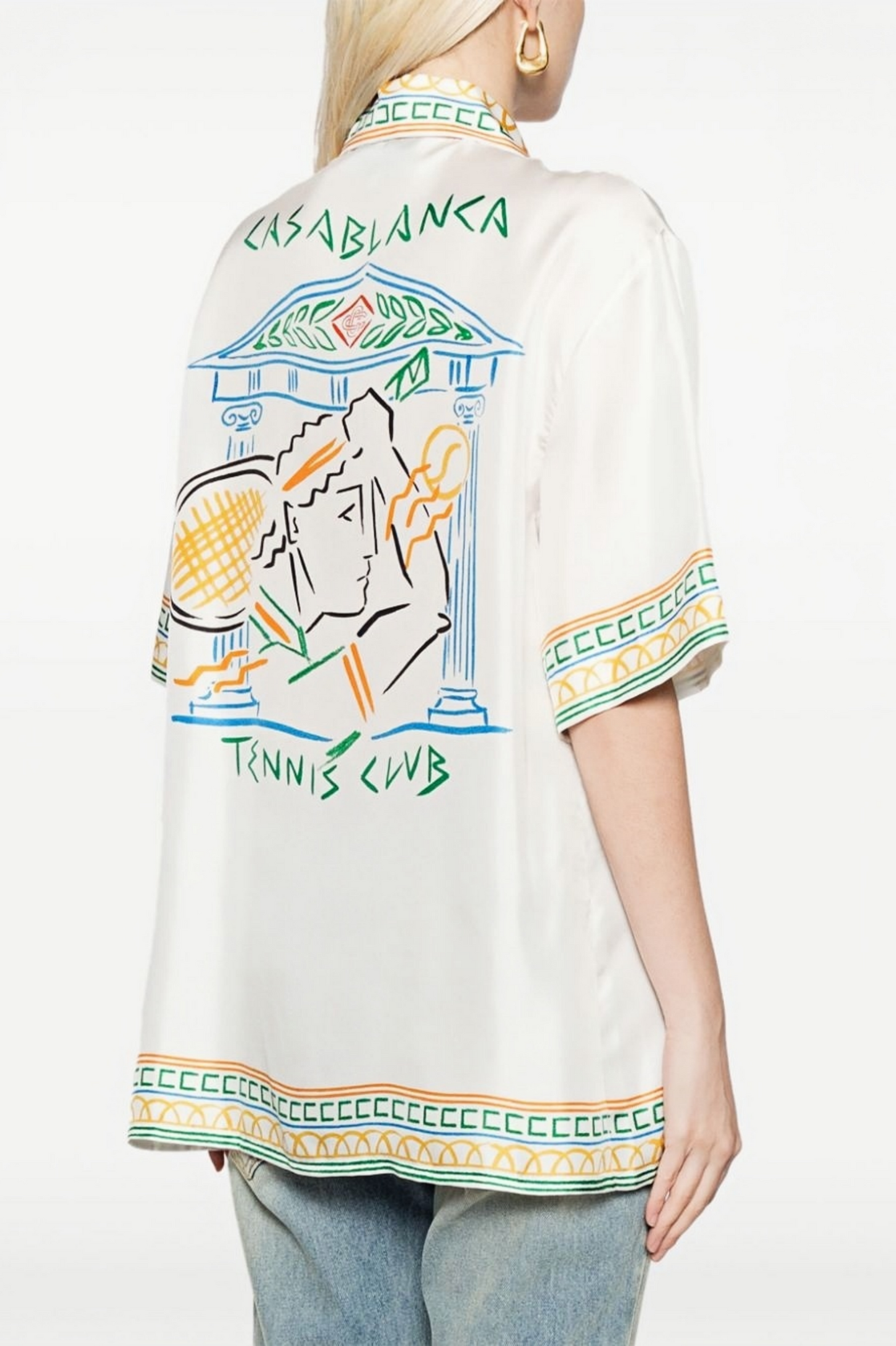 Jack white tennis club short-sleeve shirt