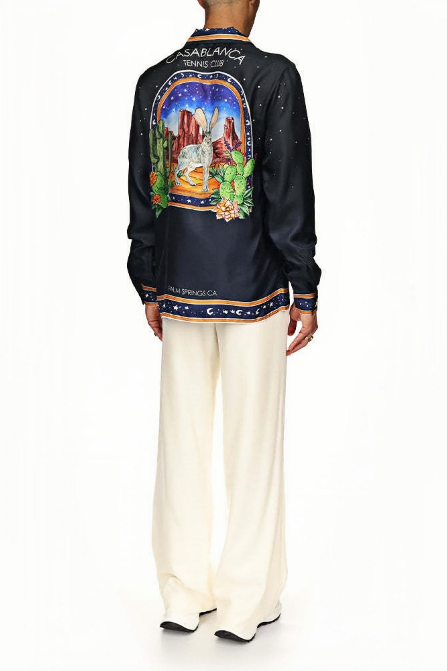 Rémi black desert night long-sleeve shirt