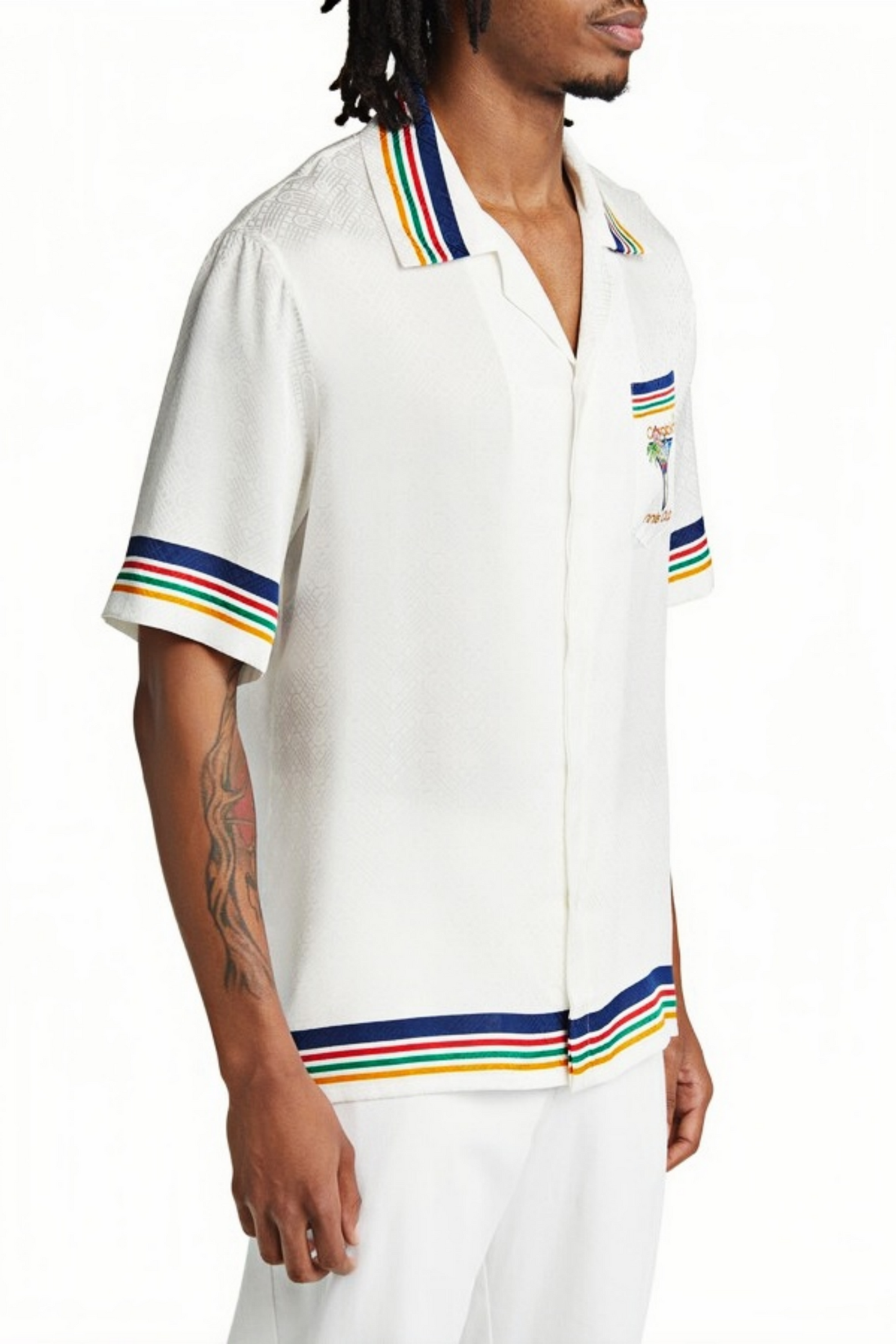 Peter white tennis club graphic short-sleeve shirt